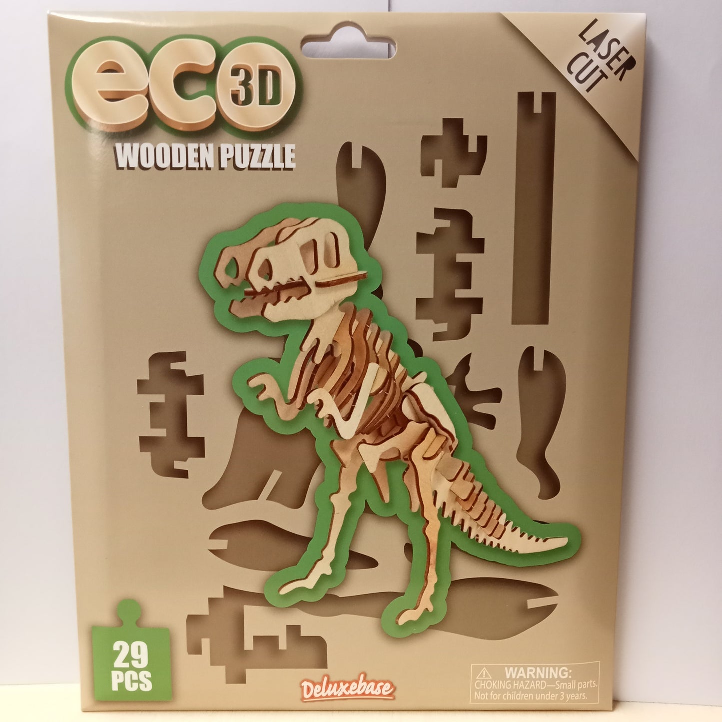 Eco 3D Wooden Puzzle T-Rex