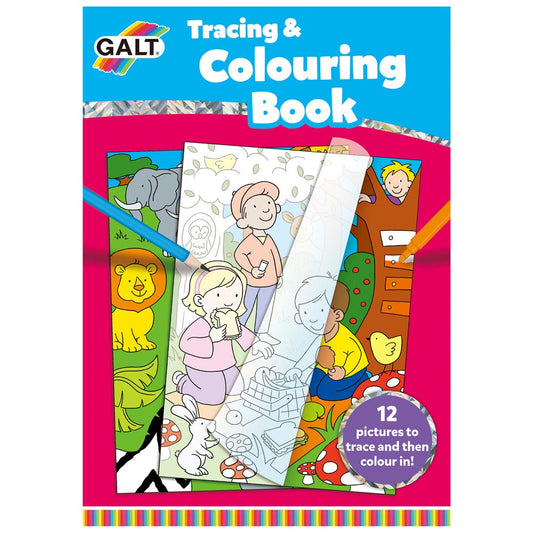 Galt Tracing & Colouring Book